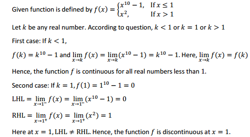 HBSE 12th Class Maths Solutions Chapter 5 Continuity and Differentiability Ex 5.1 12