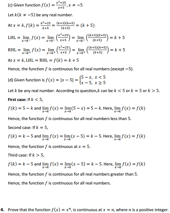 HBSE 12th Class Maths Solutions Chapter 5 Continuity and Differentiability Ex 5.1 3