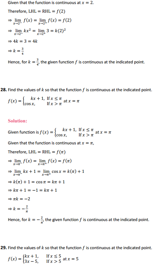 HBSE 12th Class Maths Solutions Chapter 5 Continuity and Differentiability Ex 5.1 32