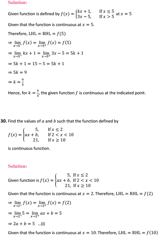 HBSE 12th Class Maths Solutions Chapter 5 Continuity and Differentiability Ex 5.1 33