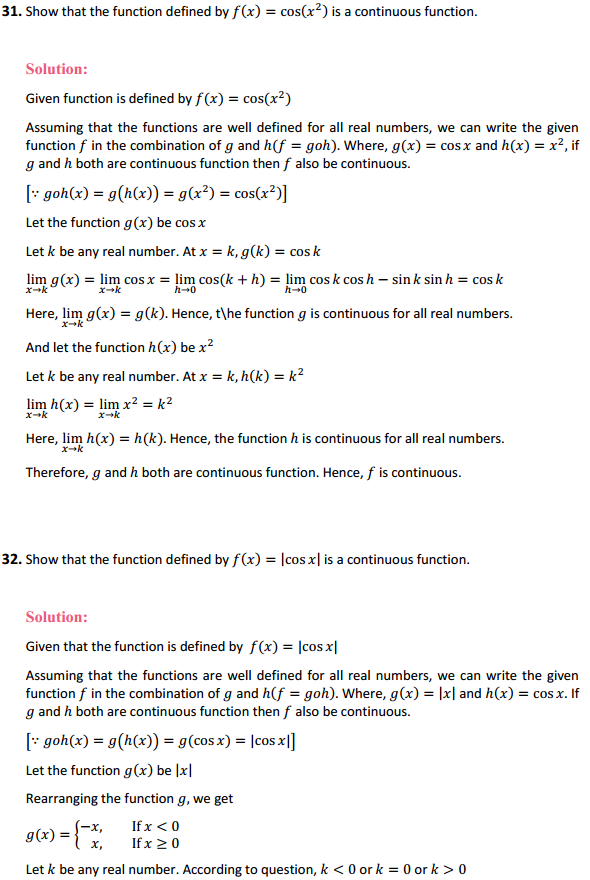 HBSE 12th Class Maths Solutions Chapter 5 Continuity and Differentiability Ex 5.1 35