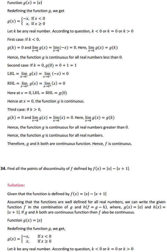 HBSE 12th Class Maths Solutions Chapter 5 Continuity and Differentiability Ex 5.1 38