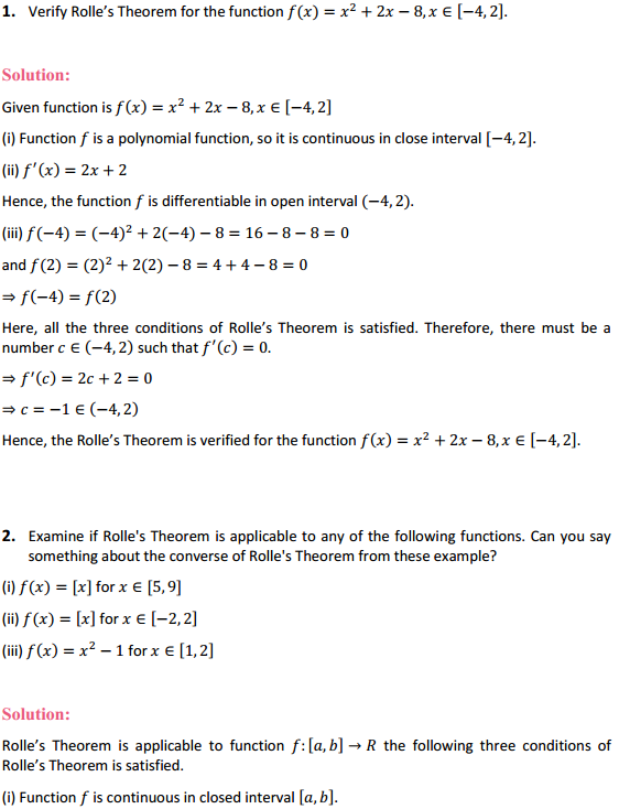 HBSE 12th Class Maths Solutions Chapter 5 Continuity and Differentiability Ex 5.8 1