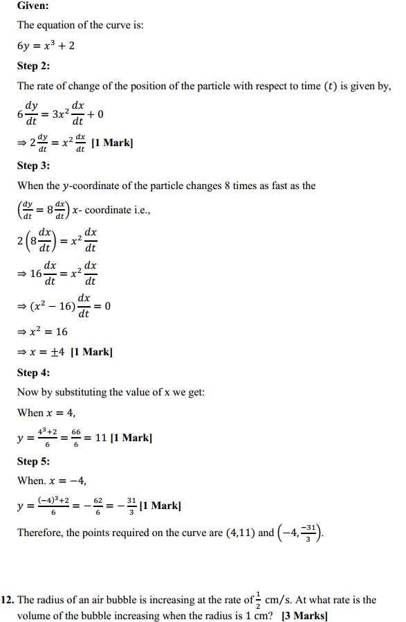 HBSE 12th Class Maths Solutions Chapter 6 Application of Derivatives Ex 6.1 13