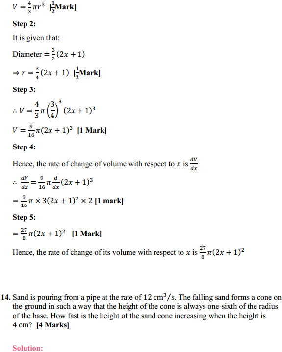 HBSE 12th Class Maths Solutions Chapter 6 Application of Derivatives Ex 6.1 15