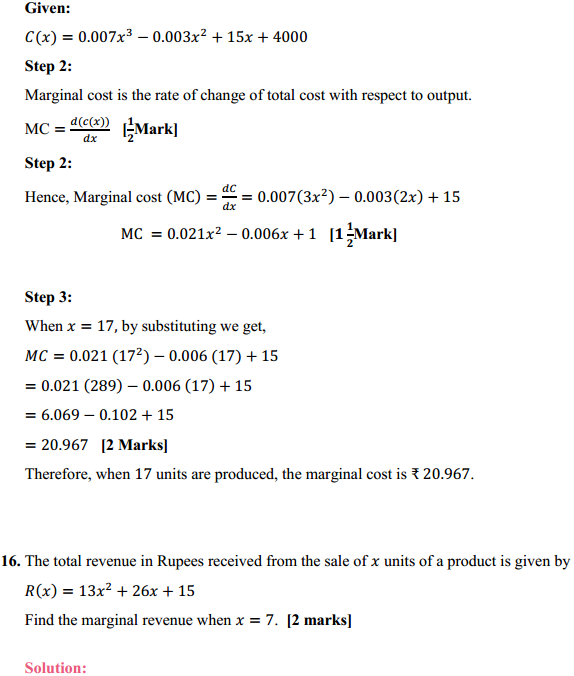 HBSE 12th Class Maths Solutions Chapter 6 Application of Derivatives Ex 6.1 18