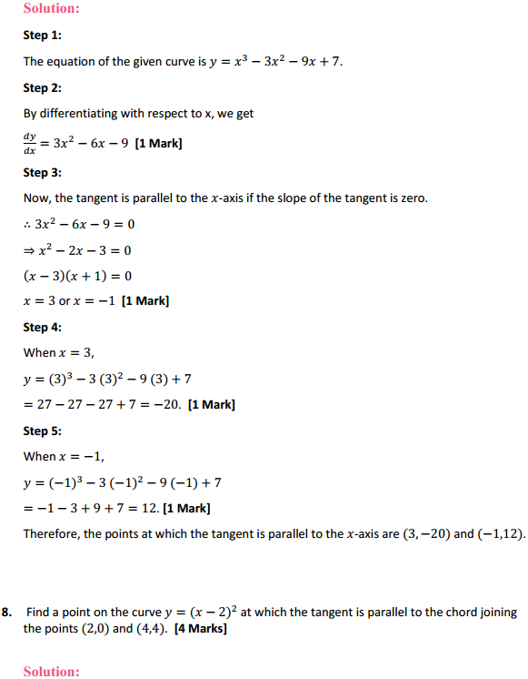 HBSE 12th Class Maths Solutions Chapter 6 Application of Derivatives Ex 6.3 9