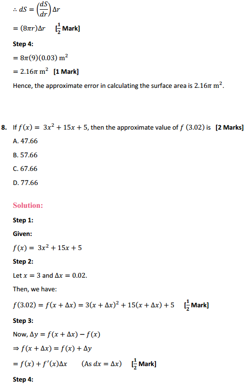 HBSE 12th Class Maths Solutions Chapter 6 Application of Derivatives Ex 6.4 32