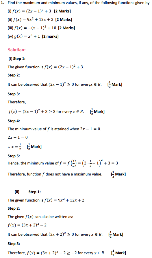 HBSE 12th Class Maths Solutions Chapter 6 Application of Derivatives Ex 6.5 1