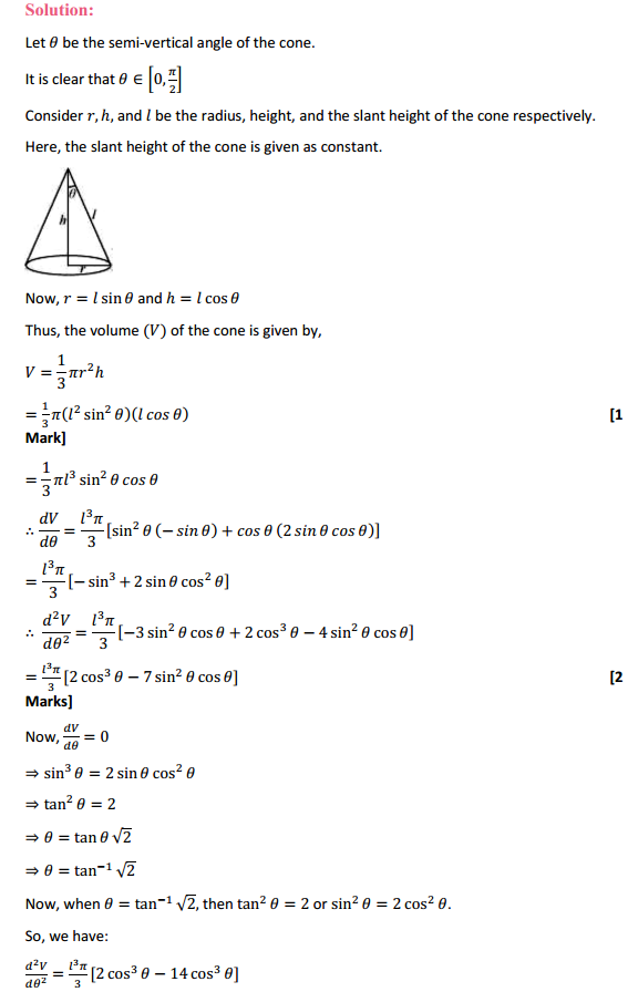 HBSE 12th Class Maths Solutions Chapter 6 Application of Derivatives Ex 6.5 64