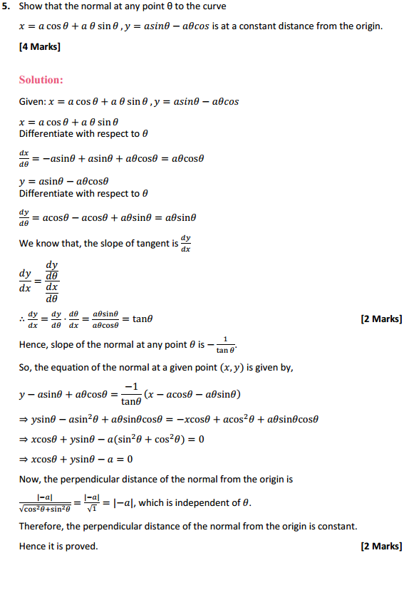 HBSE 12th Class Maths Solutions Chapter 6 Application of Derivatives Miscellaneous Exercise 10