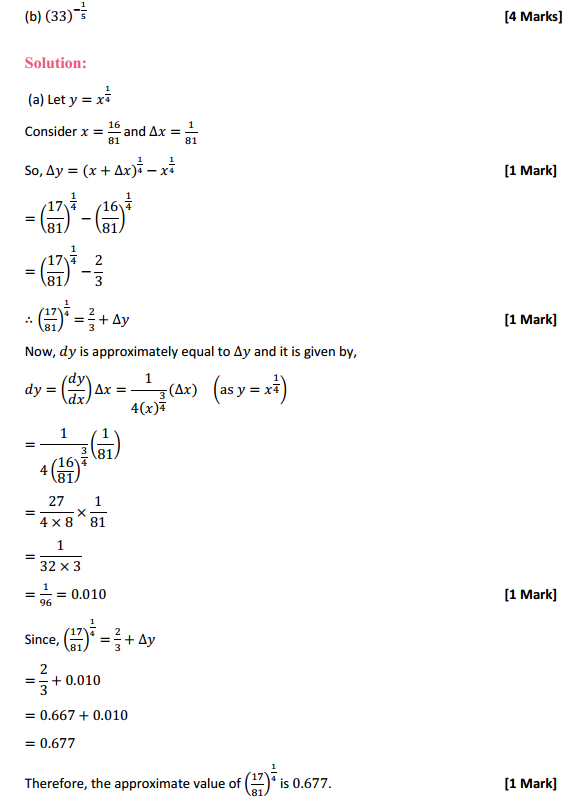 HBSE 12th Class Maths Solutions Chapter 6 Application of Derivatives Miscellaneous Exercise 2