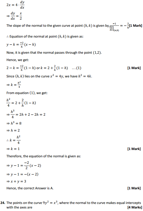 HBSE 12th Class Maths Solutions Chapter 6 Application of Derivatives Miscellaneous Exercise 44