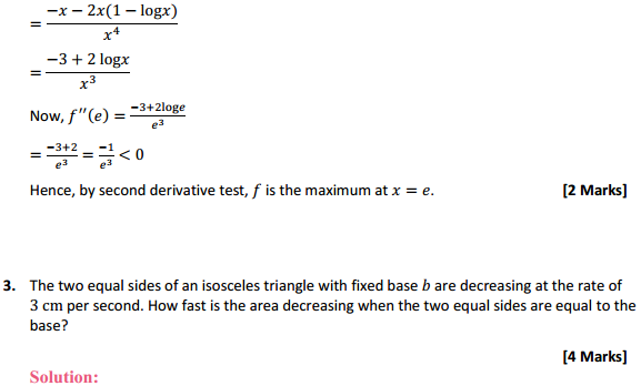 HBSE 12th Class Maths Solutions Chapter 6 Application of Derivatives Miscellaneous Exercise 6