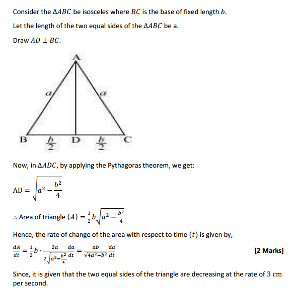 HBSE 12th Class Maths Solutions Chapter 6 Application of Derivatives Miscellaneous Exercise 7
