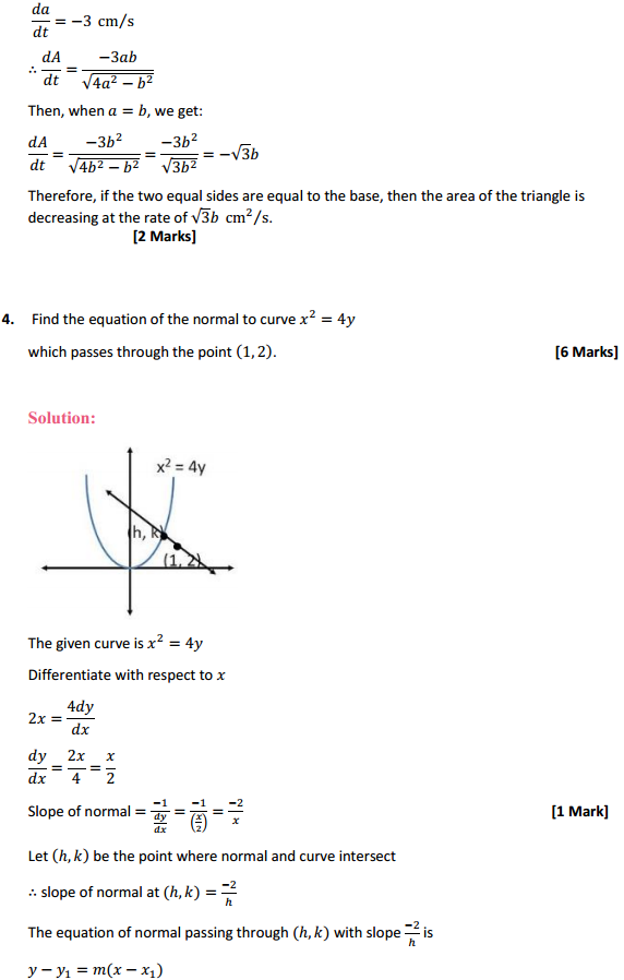 HBSE 12th Class Maths Solutions Chapter 6 Application of Derivatives Miscellaneous Exercise 8