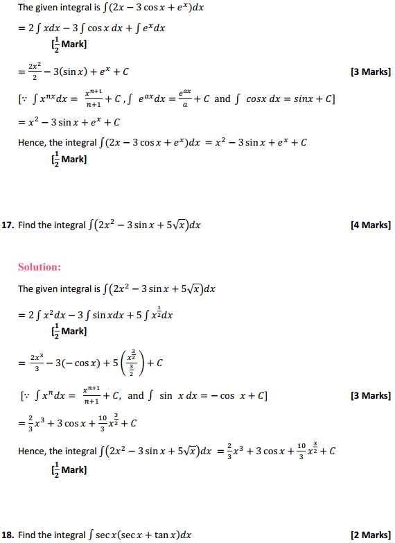 HBSE 12th Class Maths Solutions Chapter 7 Integrals Ex 7.1 8