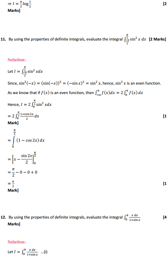 HBSE 12th Class Maths Solutions Chapter 7 Integrals Ex 7.11 9