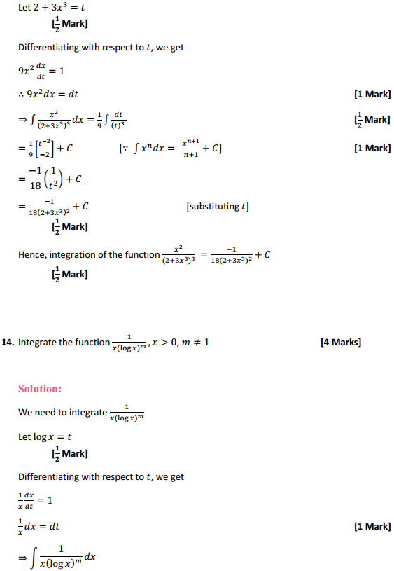 HBSE 12th Class Maths Solutions Chapter 7 Integrals Ex 7.2 11