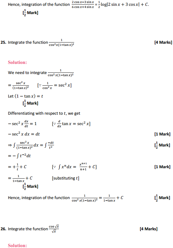 HBSE 12th Class Maths Solutions Chapter 7 Integrals Ex 7.2 20