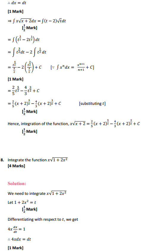 HBSE 12th Class Maths Solutions Chapter 7 Integrals Ex 7.2 6
