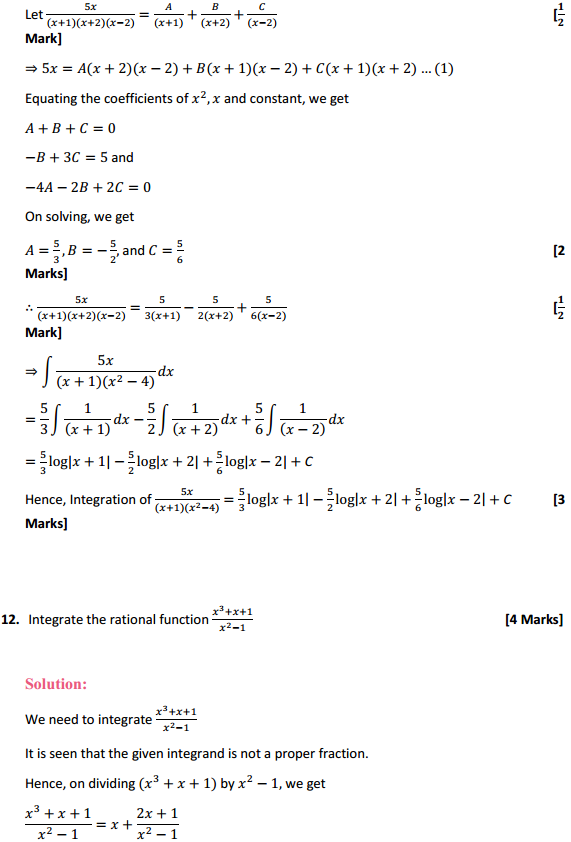 HBSE 12th Class Maths Solutions Chapter 7 Integrals Ex 7.5 11