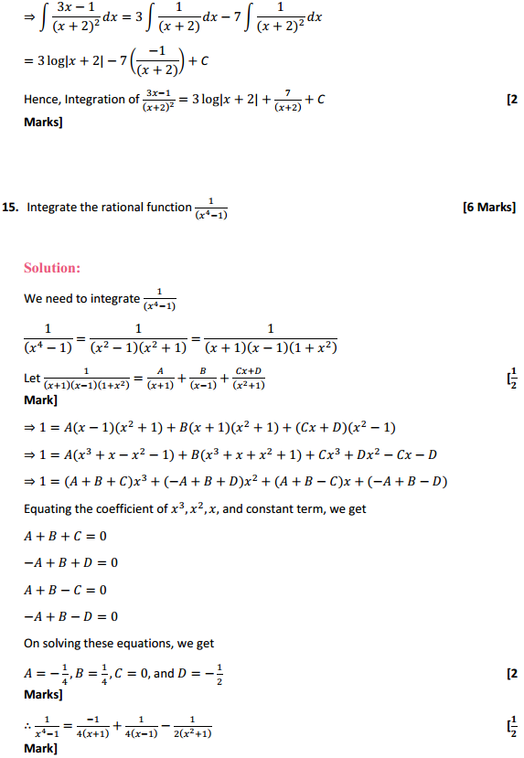 HBSE 12th Class Maths Solutions Chapter 7 Integrals Ex 7.5 14