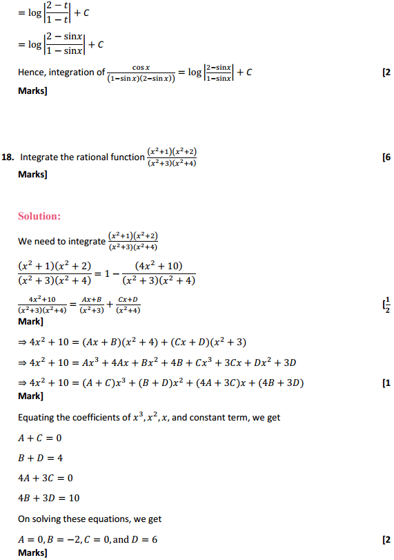 HBSE 12th Class Maths Solutions Chapter 7 Integrals Ex 7.5 17
