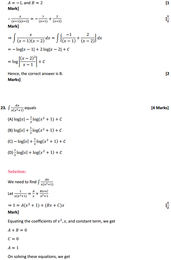 HBSE 12th Class Maths Solutions Chapter 7 Integrals Ex 7.5 22