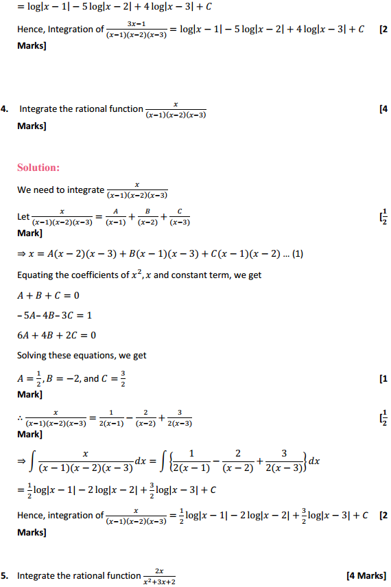 HBSE 12th Class Maths Solutions Chapter 7 Integrals Ex 7.5 4