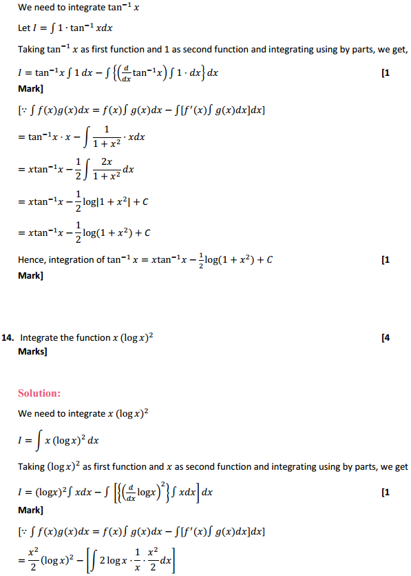 HBSE 12th Class Maths Solutions Chapter 7 Integrals Ex 7.6 10