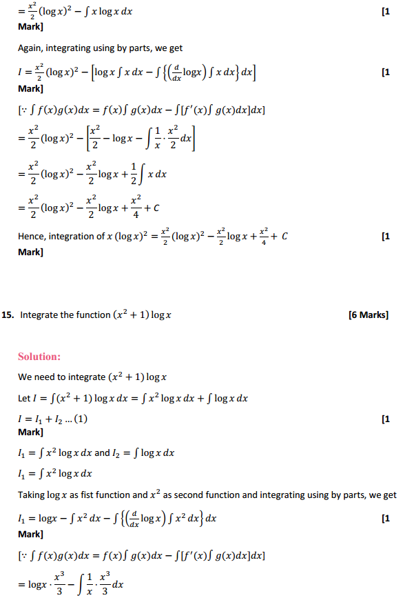 HBSE 12th Class Maths Solutions Chapter 7 Integrals Ex 7.6 11