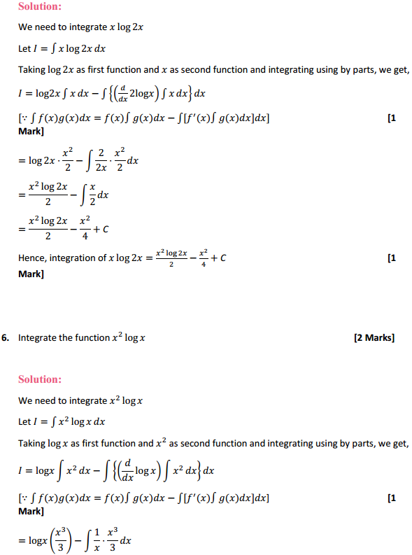 HBSE 12th Class Maths Solutions Chapter 7 Integrals Ex 7.6 4