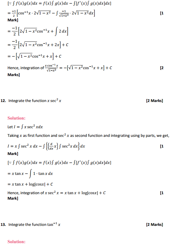 HBSE 12th Class Maths Solutions Chapter 7 Integrals Ex 7.6 9