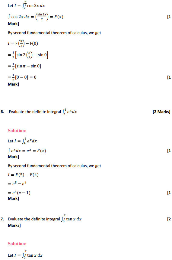 HBSE 12th Class Maths Solutions Chapter 7 Integrals Ex 7.9 4