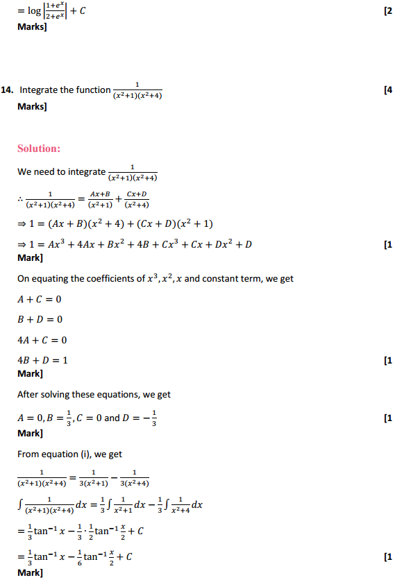 HBSE 12th Class Maths Solutions Chapter 7 Integrals Miscellaneous Exercise 10