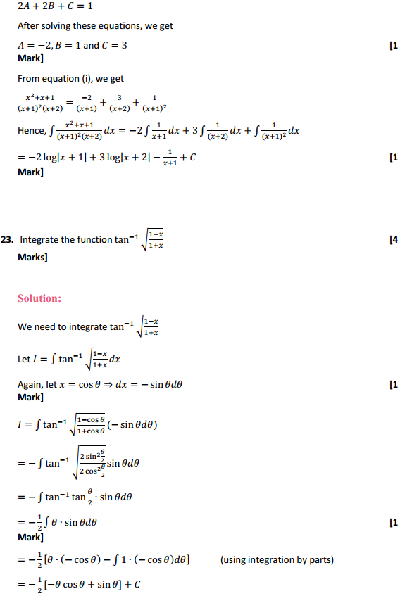 HBSE 12th Class Maths Solutions Chapter 7 Integrals Miscellaneous Exercise 17