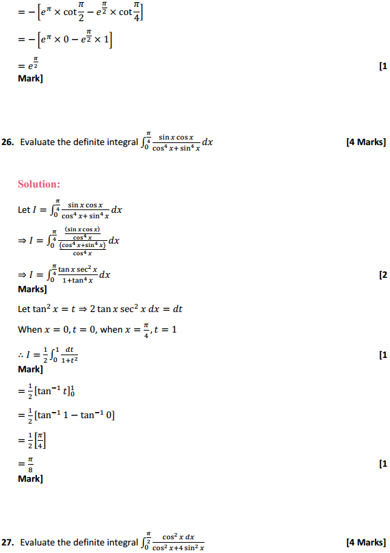 HBSE 12th Class Maths Solutions Chapter 7 Integrals Miscellaneous Exercise 20