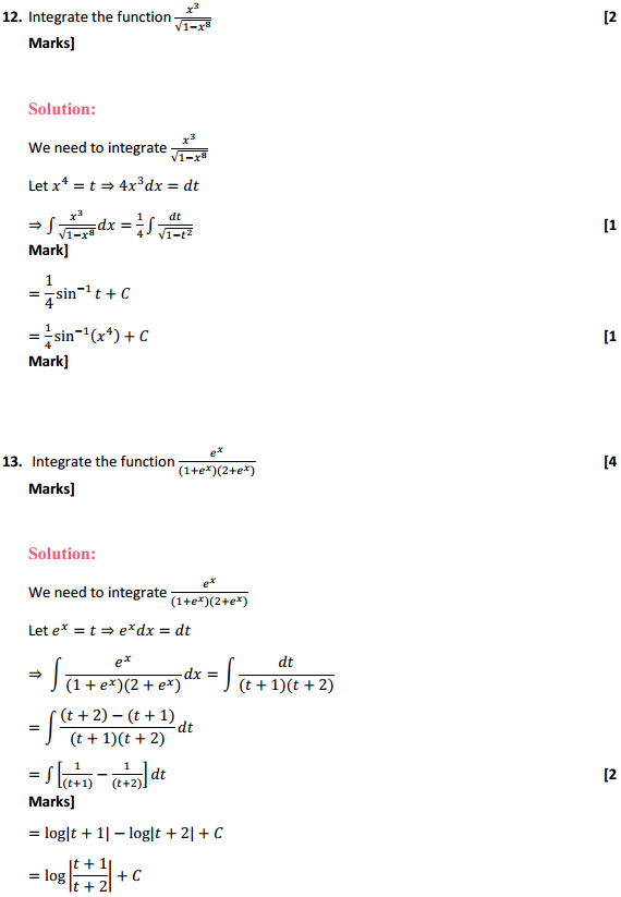 HBSE 12th Class Maths Solutions Chapter 7 Integrals Miscellaneous Exercise 9
