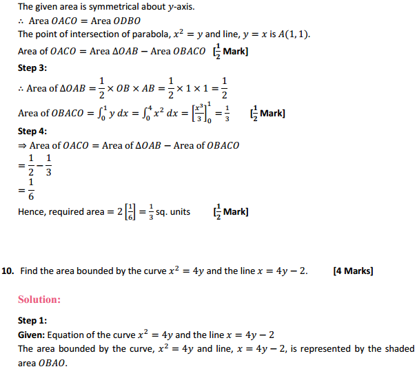 HBSE 12th Class Maths Solutions Chapter 8 Application of Integrals Ex 8.1 11