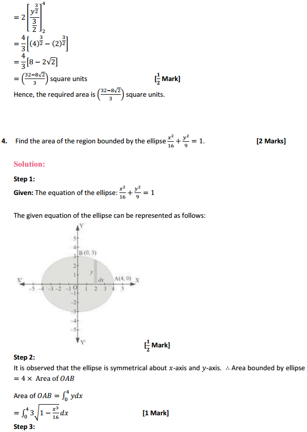HBSE 12th Class Maths Solutions Chapter 8 Application of Integrals Ex 8.1 4