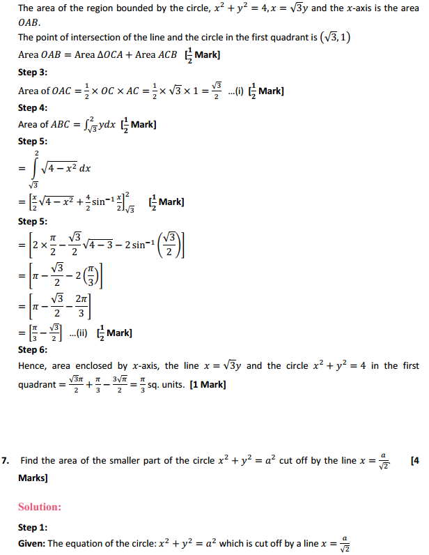 HBSE 12th Class Maths Solutions Chapter 8 Application of Integrals Ex 8.1 7