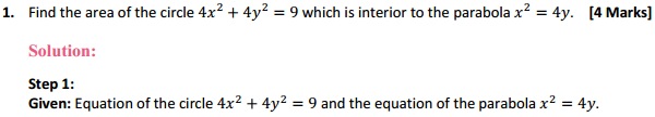 HBSE 12th Class Maths Solutions Chapter 8 Application of Integrals Ex 8.2 1
