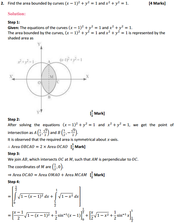 HBSE 12th Class Maths Solutions Chapter 8 Application of Integrals Ex 8.2 3