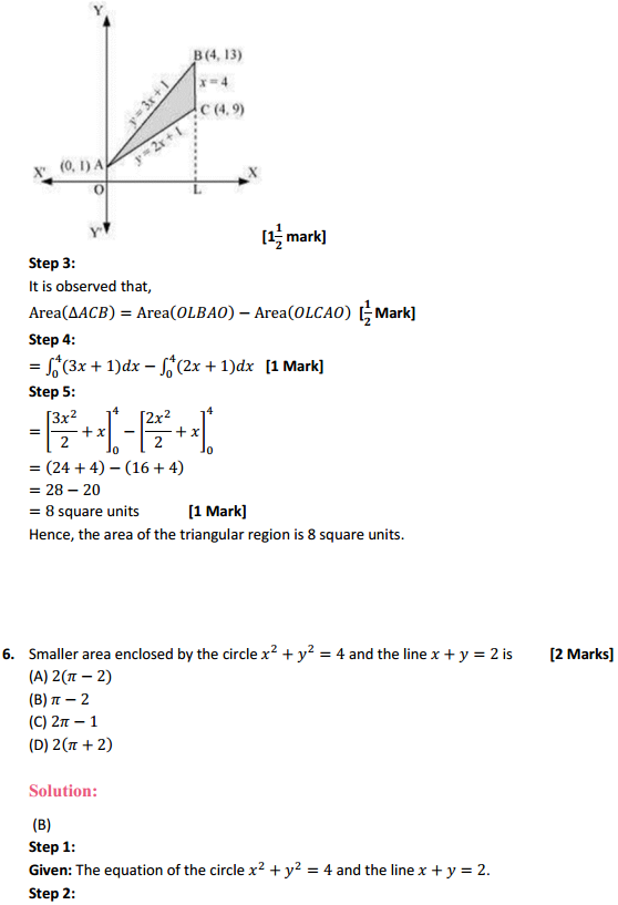 HBSE 12th Class Maths Solutions Chapter 8 Application of Integrals Ex 8.2 7