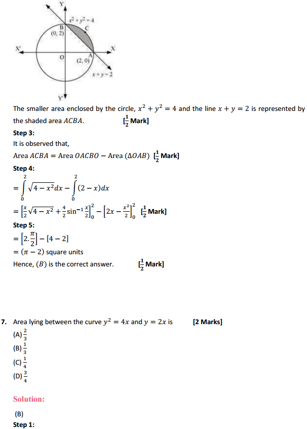 HBSE 12th Class Maths Solutions Chapter 8 Application of Integrals Ex 8.2 8