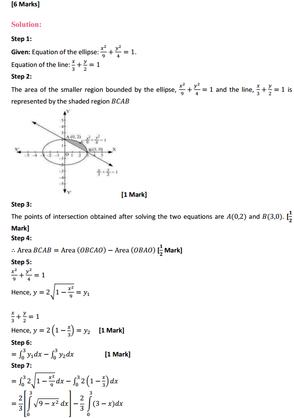 HBSE 12th Class Maths Solutions Chapter 8 Application of Integrals Miscellaneous Exercise 10