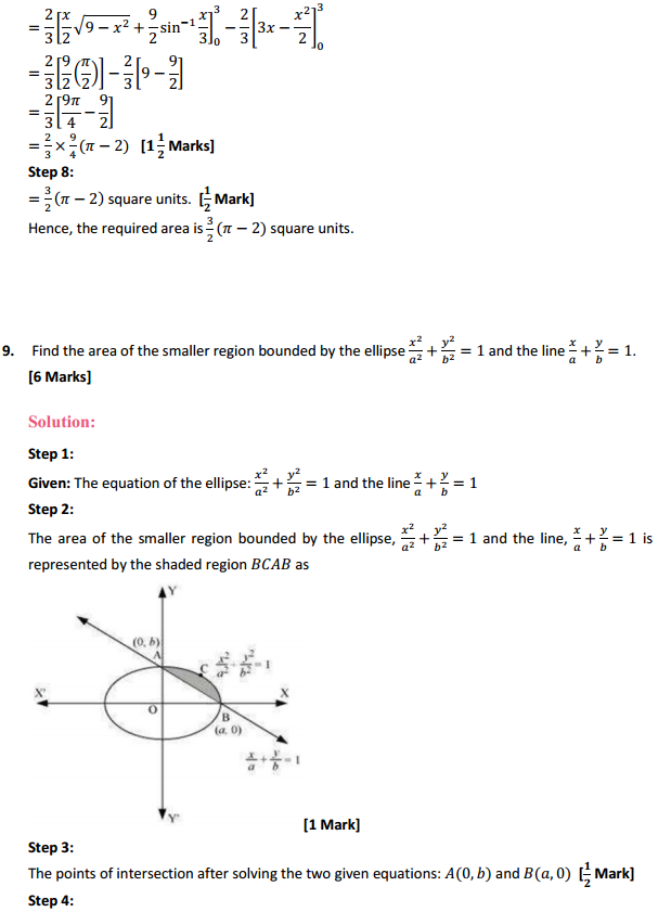 HBSE 12th Class Maths Solutions Chapter 8 Application of Integrals Miscellaneous Exercise 11