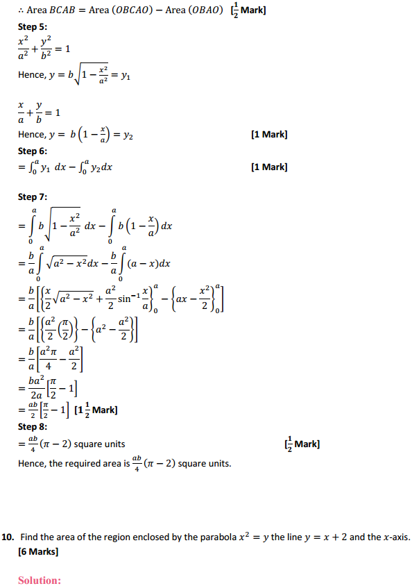 HBSE 12th Class Maths Solutions Chapter 8 Application of Integrals Miscellaneous Exercise 12
