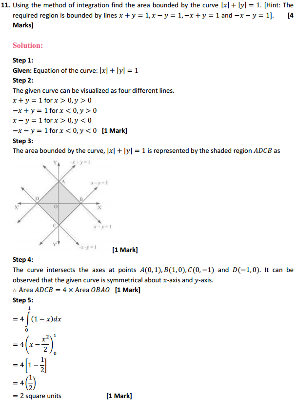 HBSE 12th Class Maths Solutions Chapter 8 Application of Integrals Miscellaneous Exercise 14